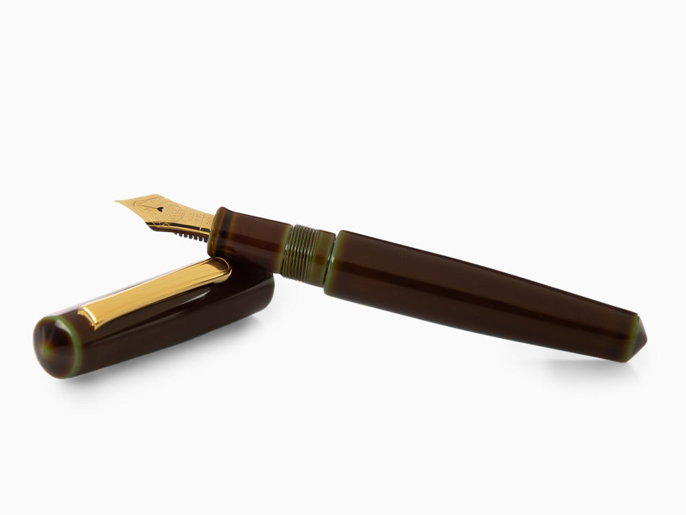 Stylo Plume Nakaya Writer Heki-Tamenuri, Piccolo, Ebonite, Urushi, Or