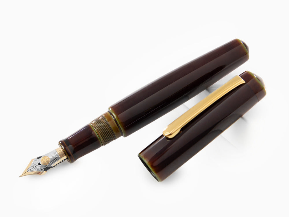 Stylo Plume Nakaya Writer Heki-Tamenuri, Piccolo, Bicolore, Elastic