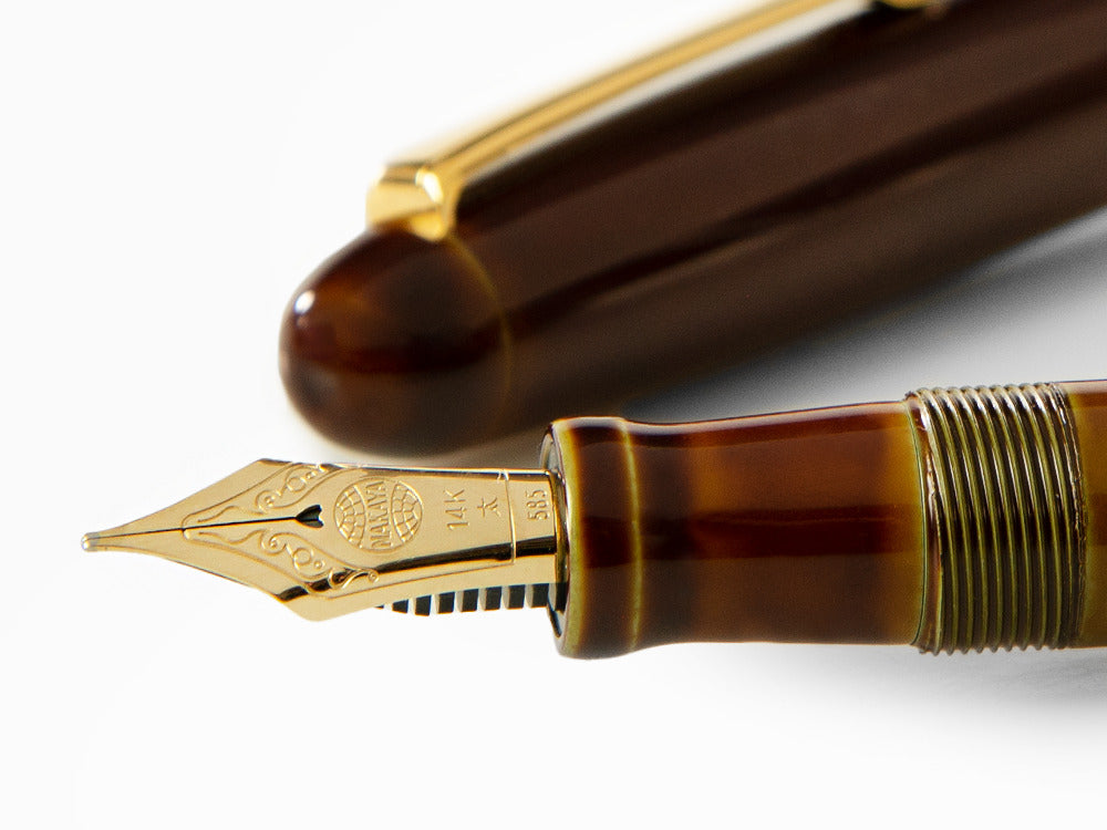 Stylo Plume Nakaya Writer Heki-Tamenuri Portable, Urushi, Plume Italique