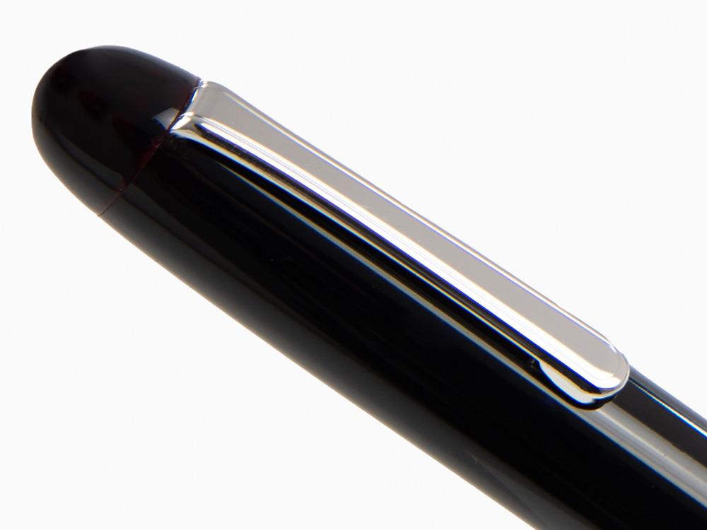 Stylo Plume Nakaya Writer Long Kuro-Tamenuri, Ebonite, Plaqué rhodium