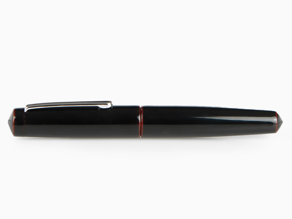 Stylo Plume Nakaya Writer Kuro-Tamenuri, Piccolo, Ebonite, Rhodium