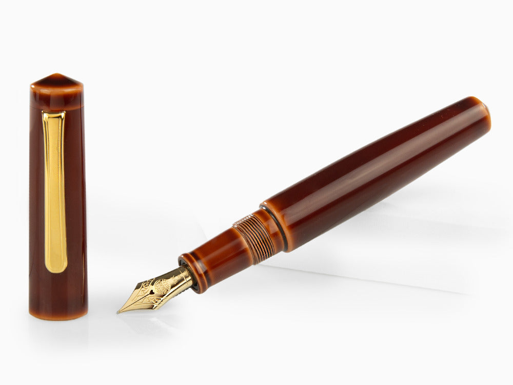 Stylo Plume Nakaya Writer Piccolo Toki-Tamenuri, Ebonite Laque Urushi