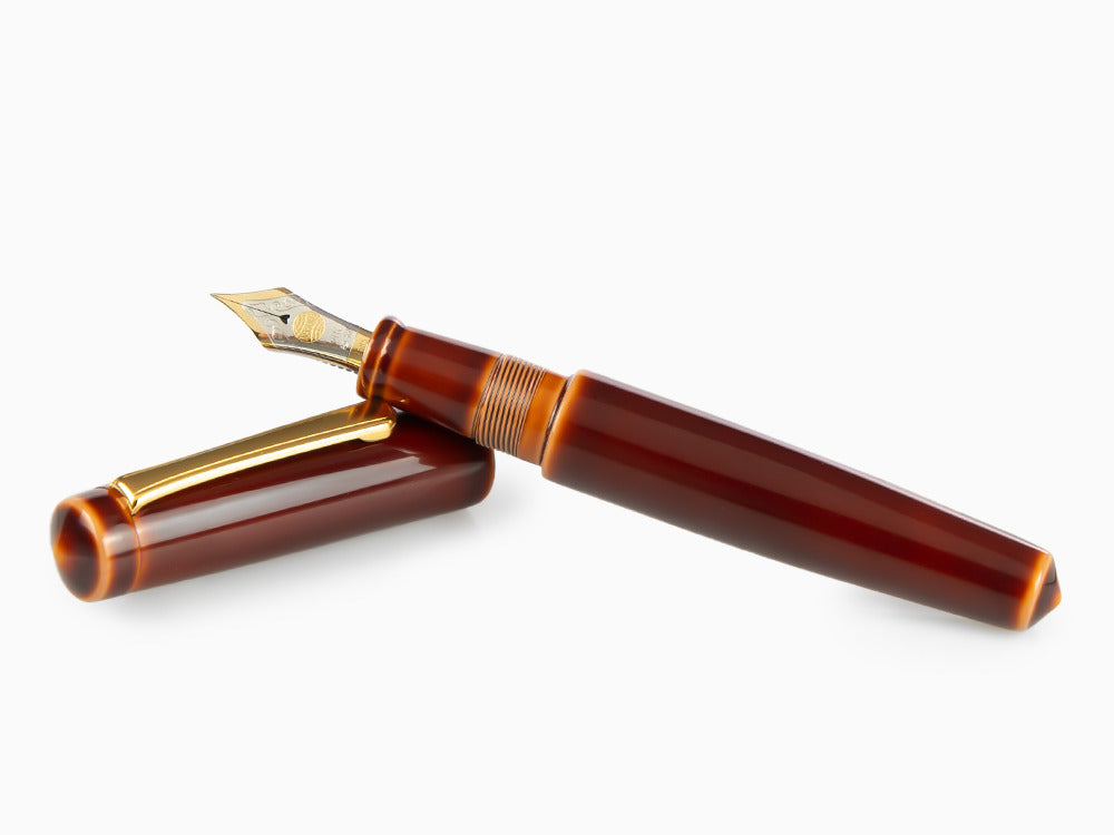 Stylo Plume Nakaya Writer Toki-Tamenuri, Piccolo, Ebonite, Bicolore
