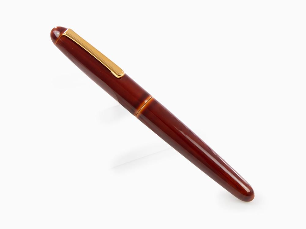Stylo Plume Nakaya Writer Toki-Tamenuri, Portable, Ébonite, Or bicolore