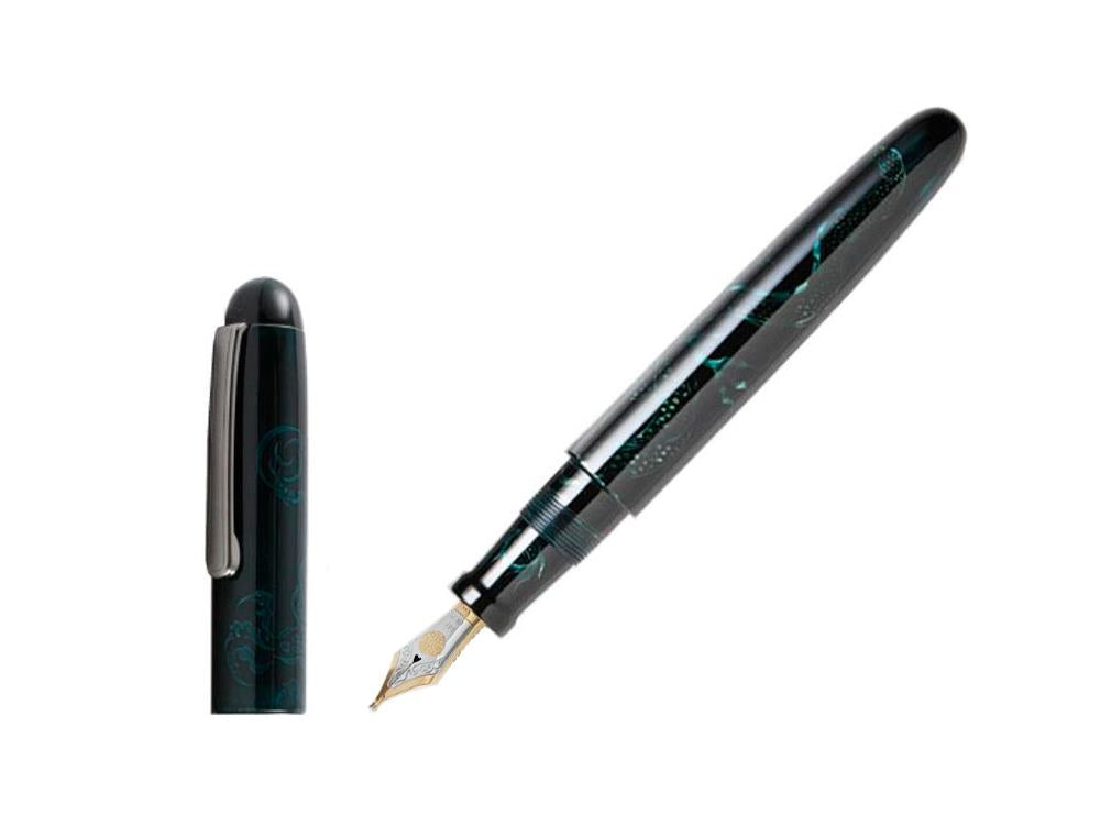 Stylo Plume Nakaya Writer Ascending Dragon I-Tamesukashi, Ao-Tamenuri