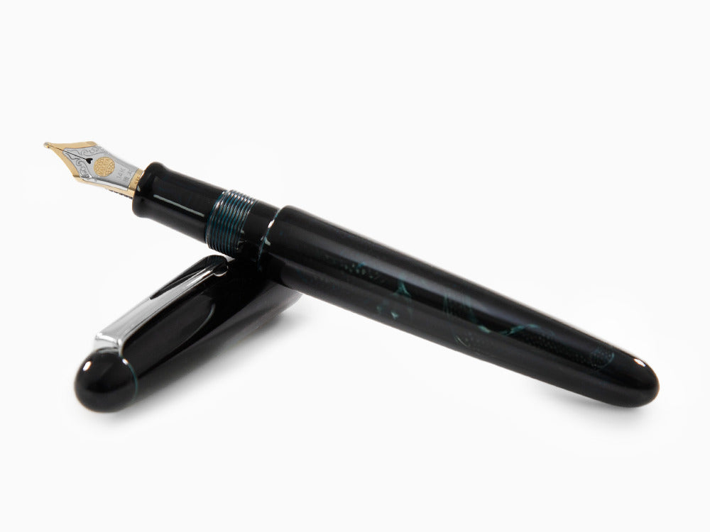 Stylo Plume Nakaya Writer Ascending Dragon I-Tamesukashi, Ao-Tamenuri