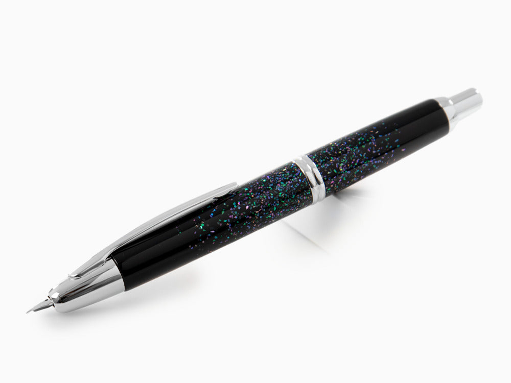 Stylo Plume Namiki Capless Raden, Laque, Chrome, Noir, FC-4500-RSR