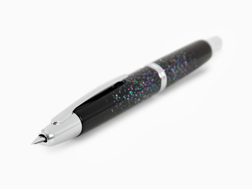 Stylo Plume Namiki Capless Raden, Laque, Chrome, Noir, FC-4500-RSR
