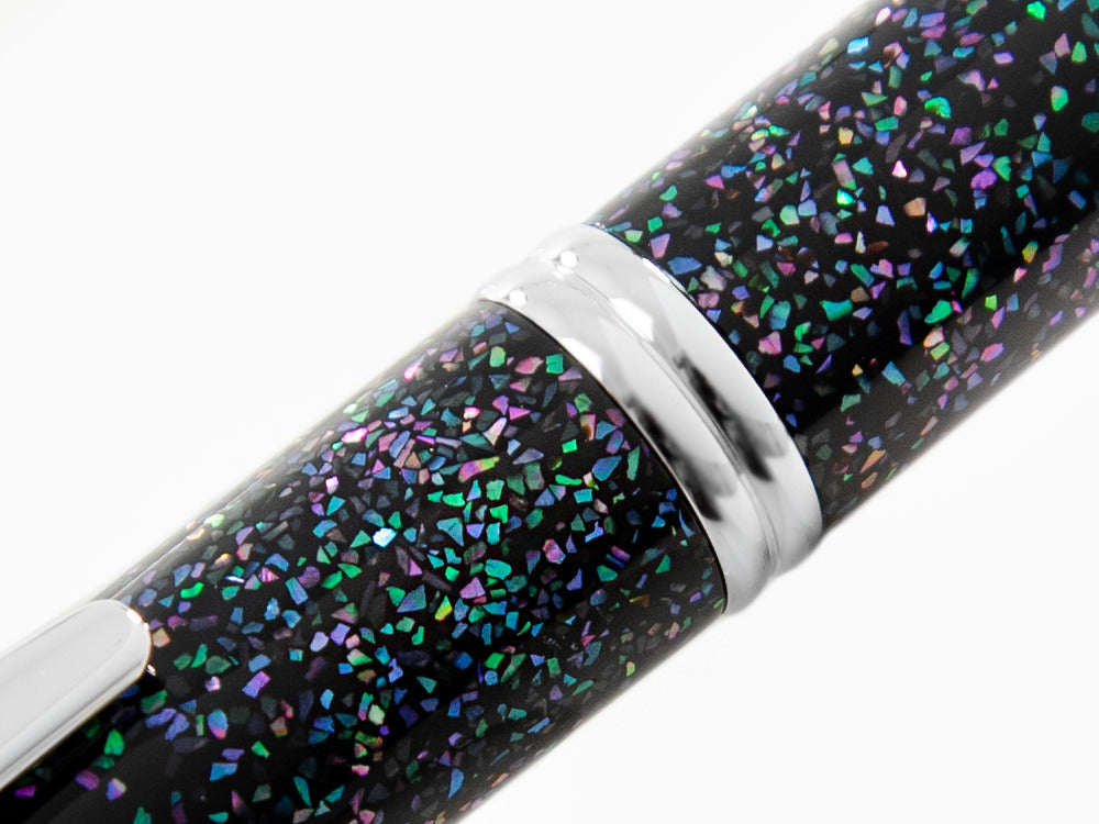 Stylo Plume Namiki Capless Raden, Laque, Chrome, Noir, FC-4500-RSR