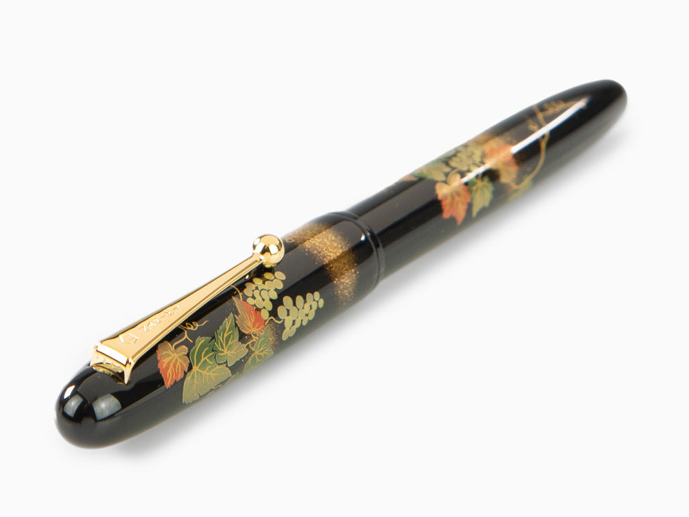 Stylo Plume Namiki Yukari Grapevine, Laque Urushi, Or, FN-10M-BU