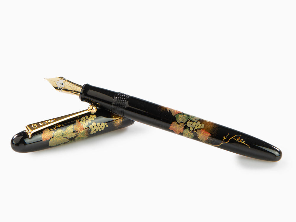 Stylo Plume Namiki Yukari Grapevine, Laque Urushi, Or, FN-10M-BU