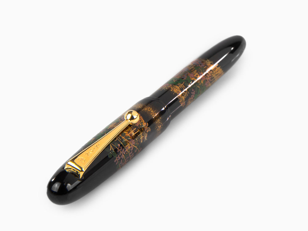Stylo Plume Namiki Yukari Flower Fence, Laque Urushi, FN-10M-HA
