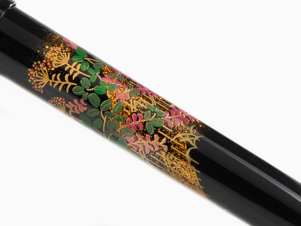 Stylo Plume Namiki Yukari Flower Fence, Laque Urushi, FN-10M-HA