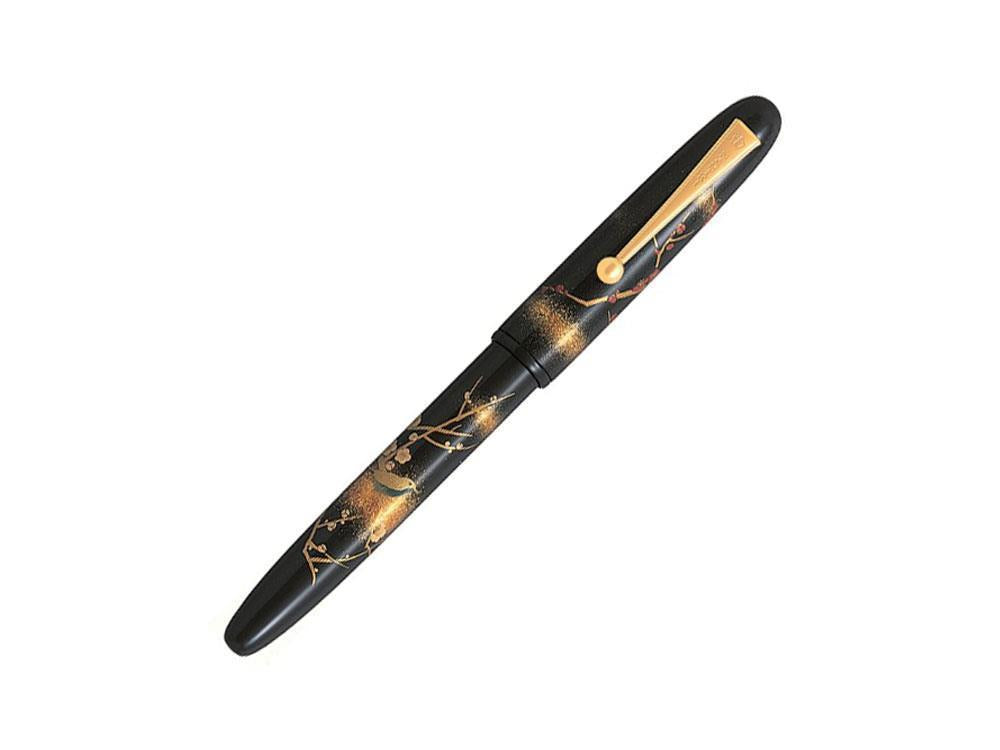 Stylo Plume Namiki Yukari Apricot Tree and Warbler, Urushi, FN-10M-UU