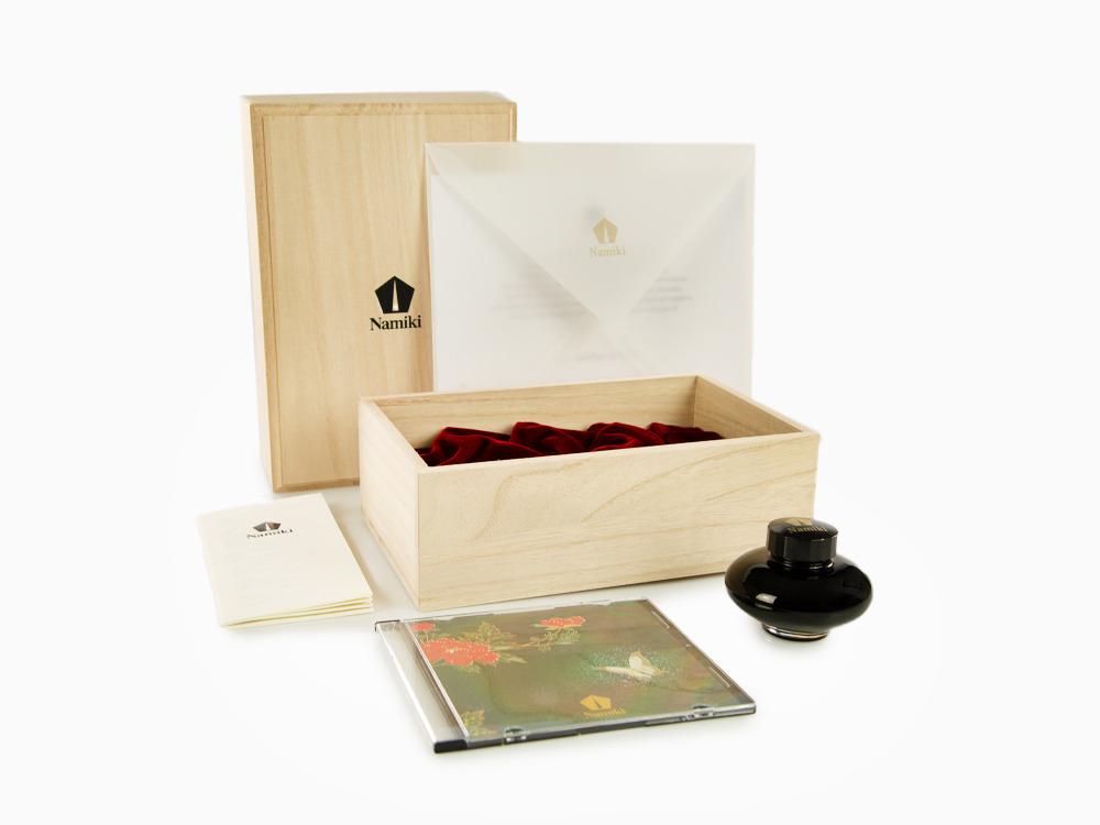 Stylo Plume Namiki Yukari Apricot Tree and Warbler, Urushi, FN-10M-UU