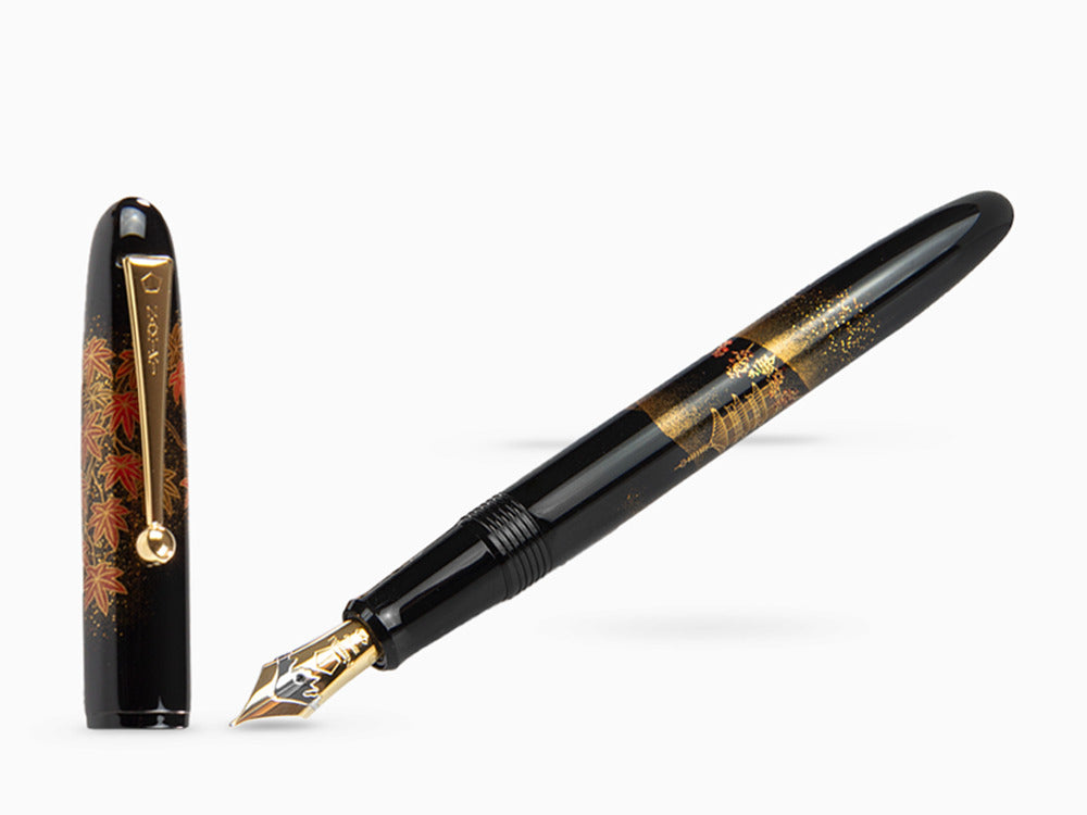 Stylo Plume Namiki Yukari Autumn Leaves, Laque Urushi, Or, FN-20M-KO