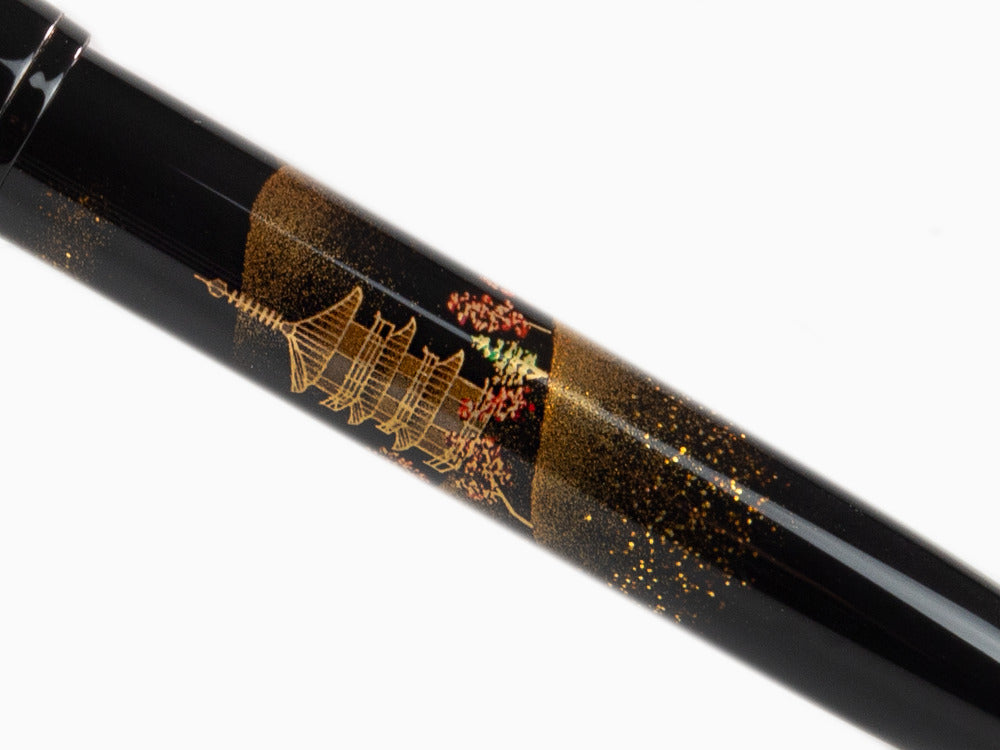 Stylo Plume Namiki Yukari Autumn Leaves, Laque Urushi, Or, FN-20M-KO