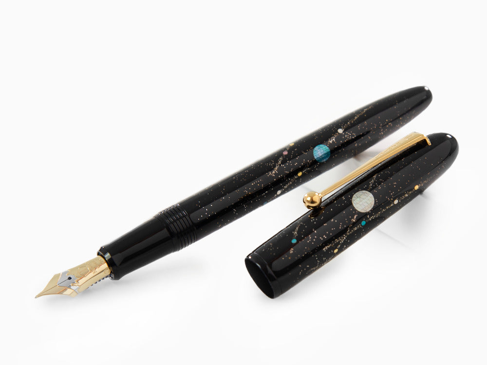 Stylo Plume Namiki Yukari Shooting Star Raden, Laque Urushi, FN-20M-RNB
