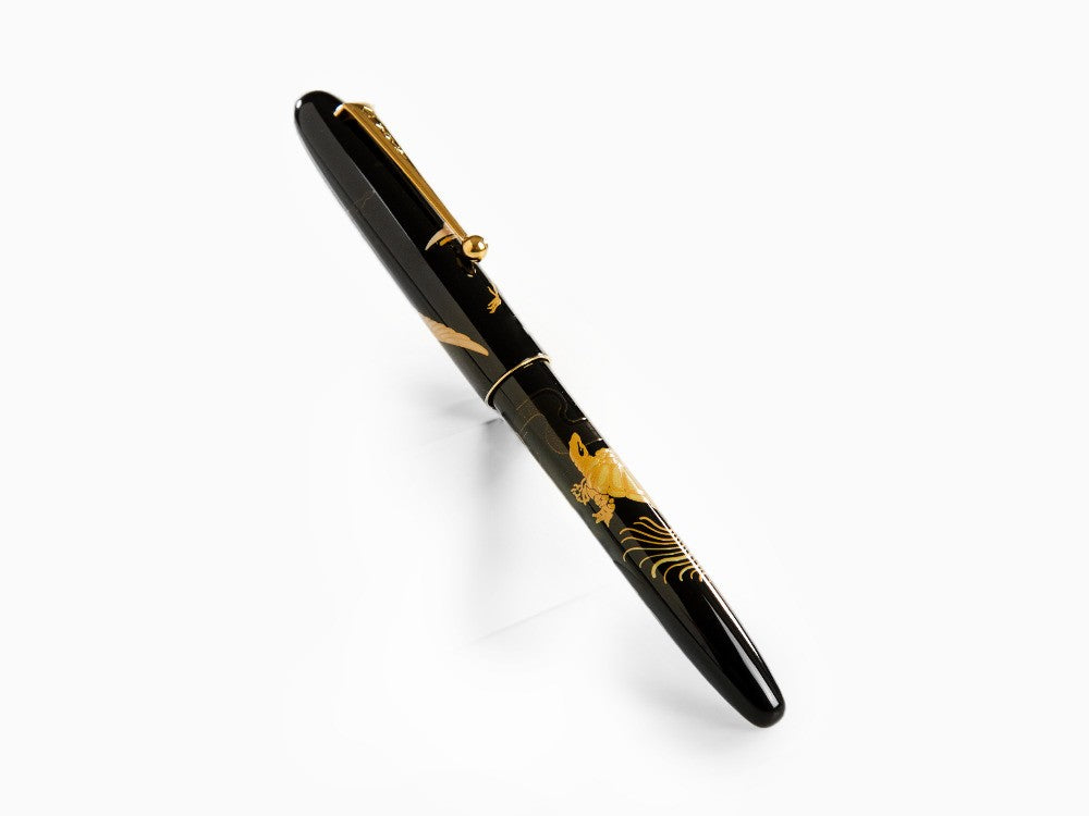 Stylo Plume Namiki Nippon Art Crane and Turtle, Laque Urushi, FN-5M-TK