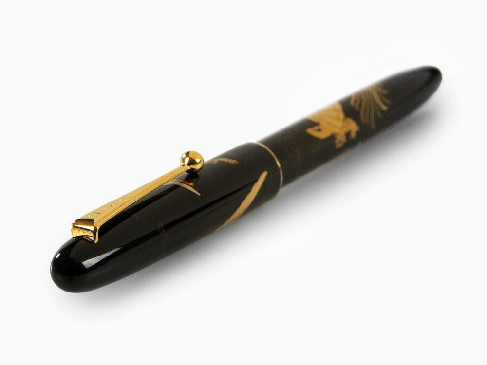 Stylo Plume Namiki Nippon Art Crane and Turtle, Laque Urushi, FN-5M-TK