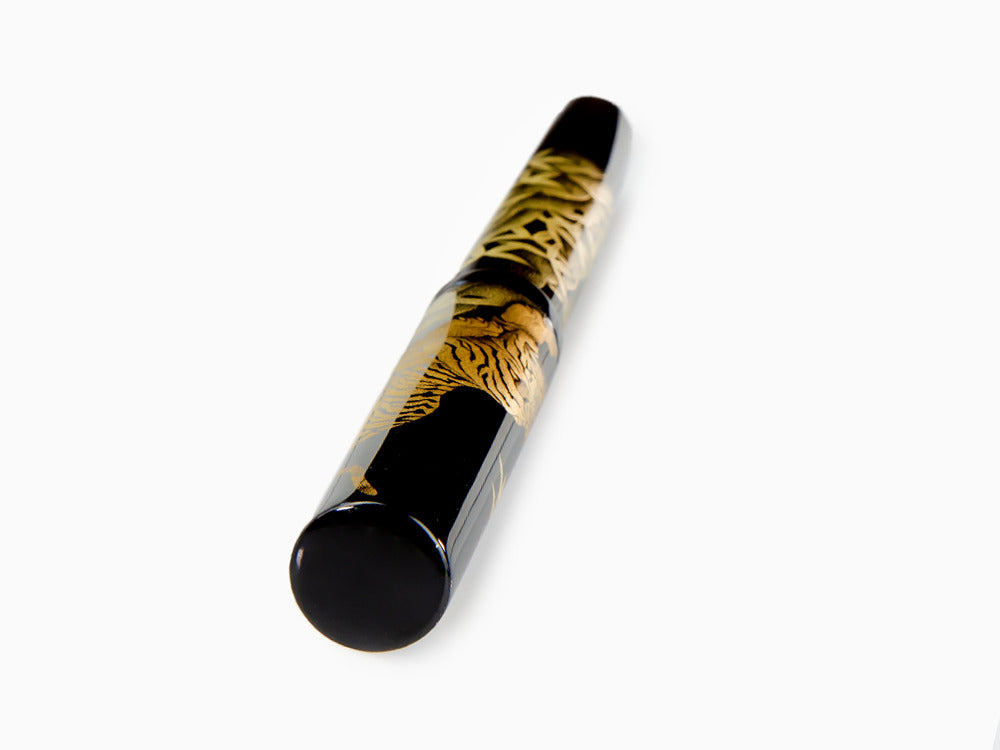 Stylo Plume Namiki Chinkin Tiger, Laque Urushi, Attributs or