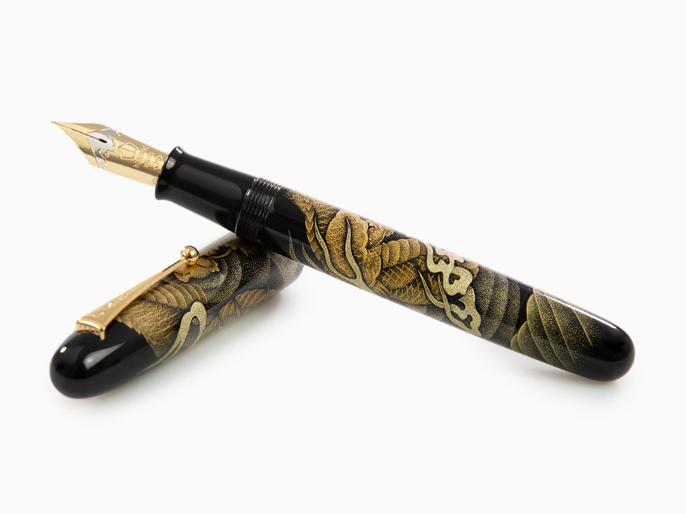 Stylo Plume Namiki Emperor Chinkin Dragon, Maki-e, Noir