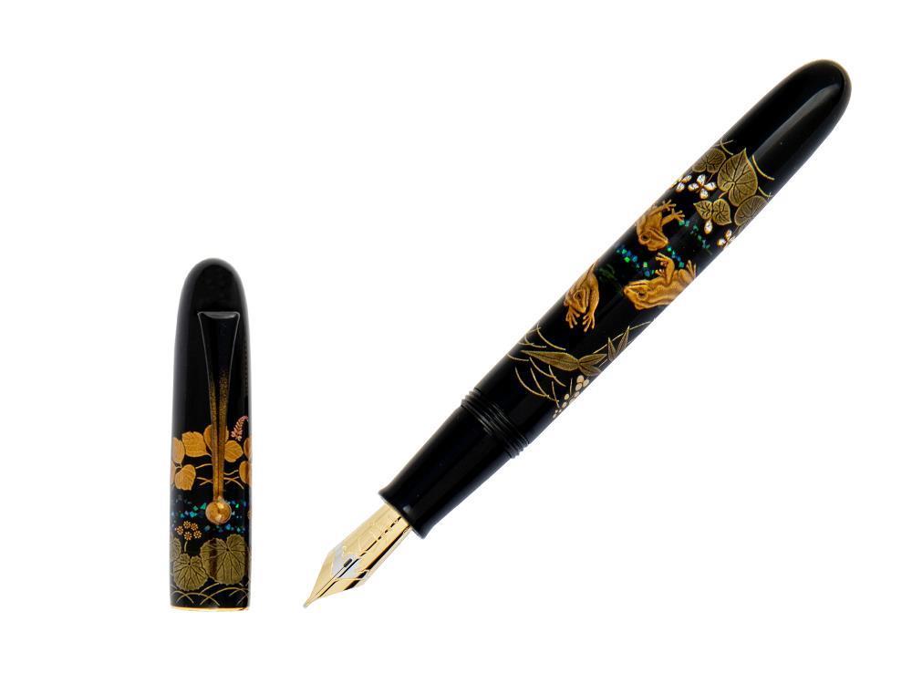Stylo Plume Namiki Yukari Royale Frog, Laque Urushi, Or, Taka Maki-e