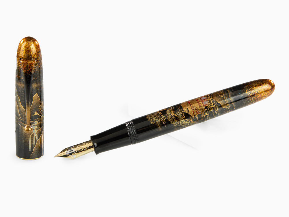 Stylo Plume Namiki Yukari Royale Night Scene, Urushi, Togidashi Maki-e