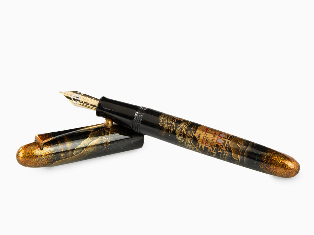 Stylo Plume Namiki Yukari Royale Night Scene, Urushi, Togidashi Maki-e