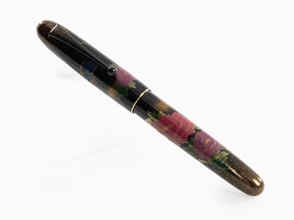 Stylo Plume Namiki Yukari Royale Peony & Butterfly, Togidashi Maki-e