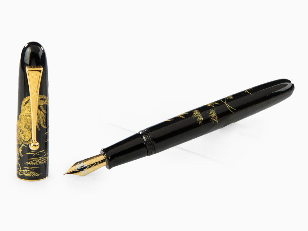 Stylo Plume Namiki Chinkin Royal Rooster, Laque Urushi, FNKC-30M-TOK