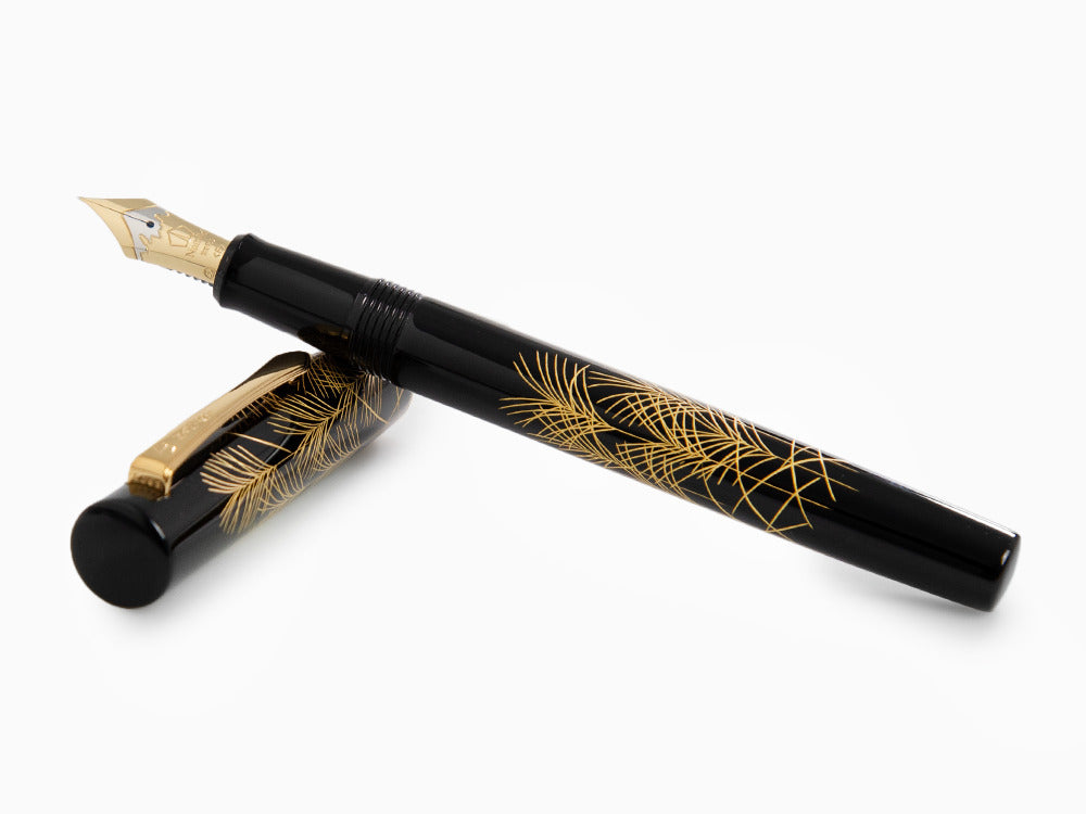 Stylo Plume Namiki Chinkin Silver Grass (Susuki), Maki-e, FNVC-10M-SU