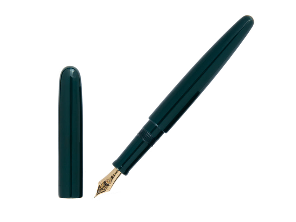 Stylo Plume Nakaya Cigar Long Midori, Ebonite Laque Urushi
