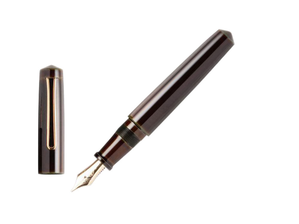 Stylo Plume Nakaya Writer Heki-Tamenuri, Piccolo, Ebonite, Urushi, Or