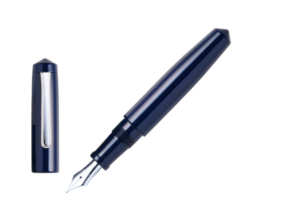 Stylo Plume Nakaya Writer Kikyo, Piccolo, Sur ébonite, Plaqué Rhodium