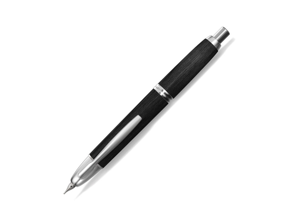 Stylo Plume Pilot Capless Wooden, Bois de bouleau, Noir, FC-2500RR-B