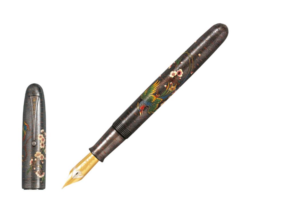 Stylo Plume Namiki Emperor Rakucho Birds and Cherry Blossom, Maki-e