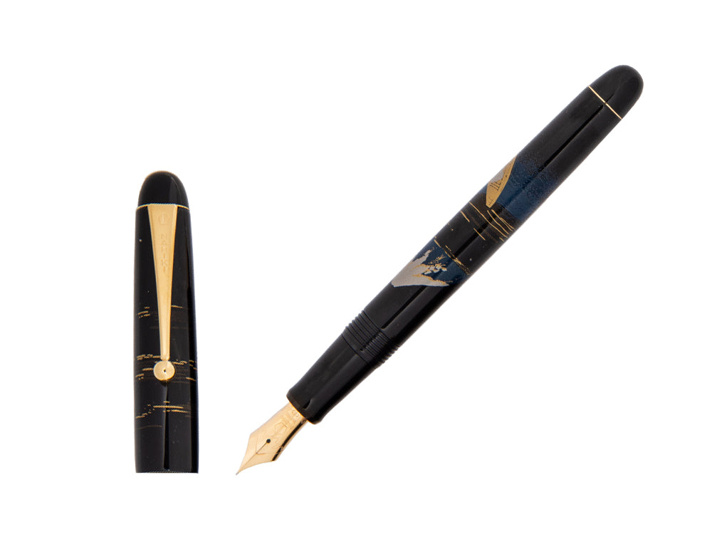 Stylo Plume Namiki Nippon Art Mount Fuji and Ship, Or, FK-35SM-FF