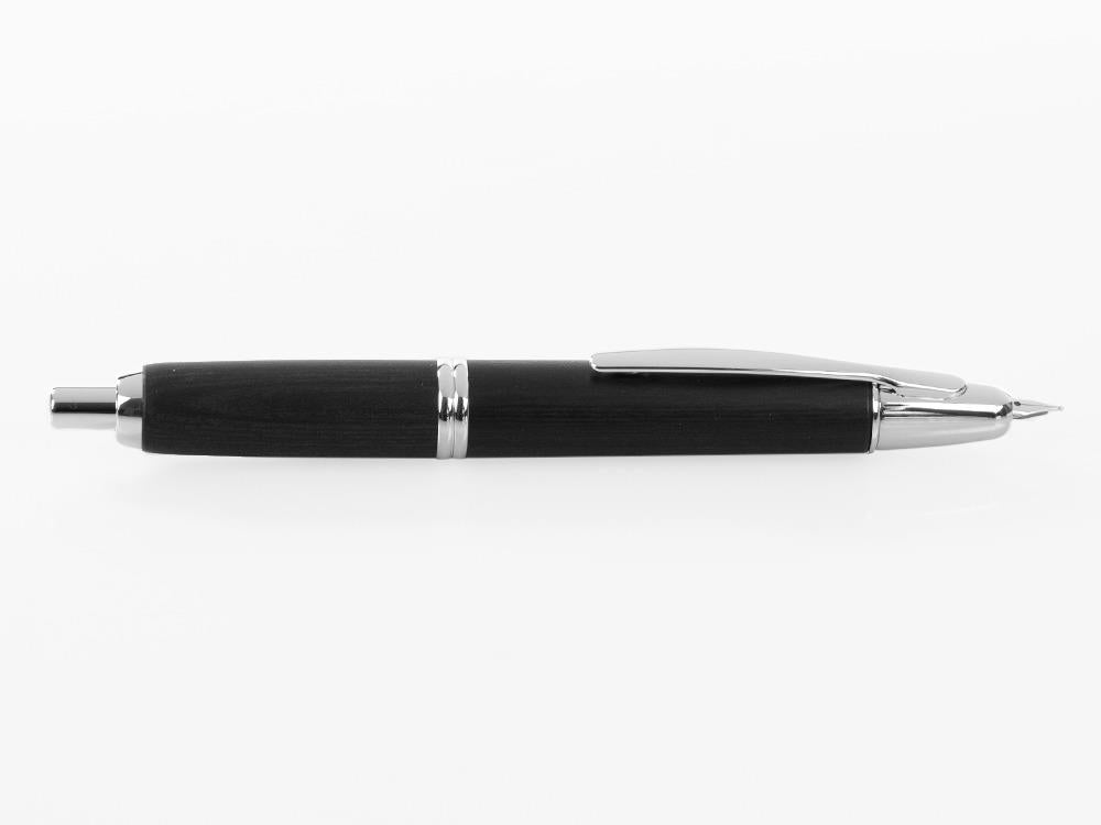 Stylo Plume Pilot Capless Wooden, Bois de bouleau, Noir, FC-2500RR-B
