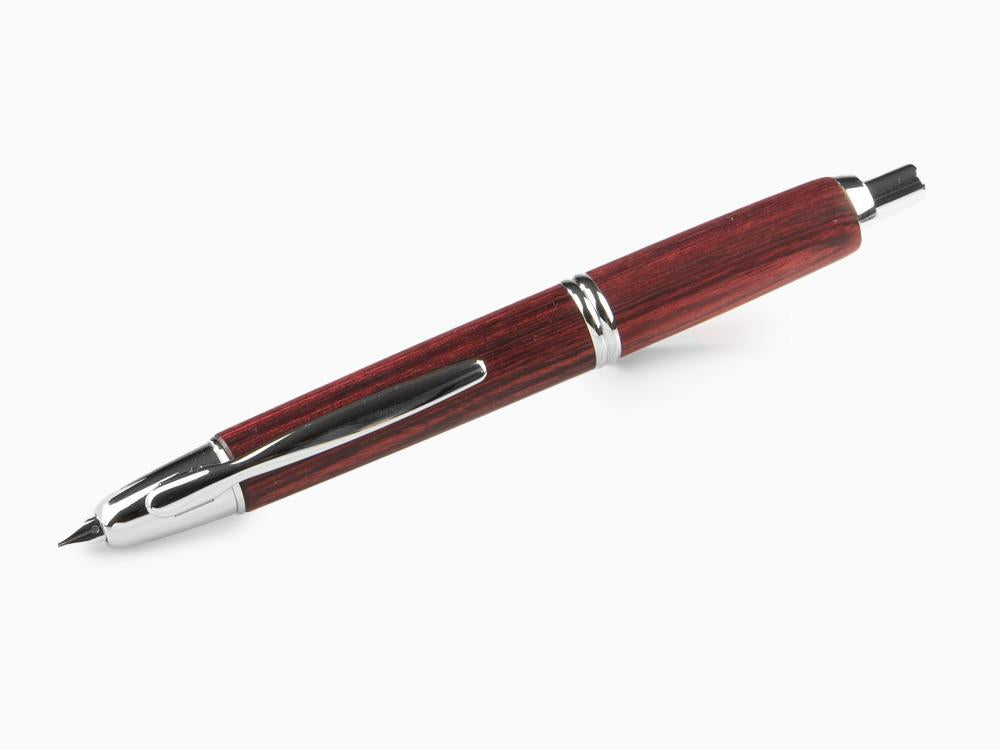 Stylo Plume Pilot Capless Wooden, Bois de bouleau, Rouge, FC-2500RR-R