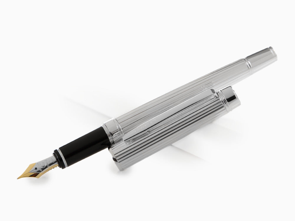 Stylo Plume Pilot Grance Stripe, Attributs rhodium, Argent, FGNZ-35SS-GS