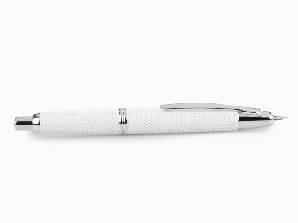 Stylo Plume Pilot CaplessCarbonesque, Blanc, FK-1500-GRAF-WHITE