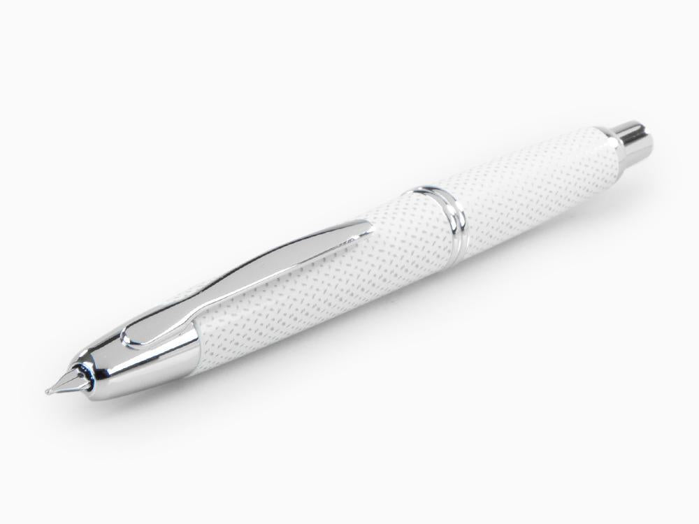 Stylo Plume Pilot CaplessCarbonesque, Blanc, FK-1500-GRAF-WHITE