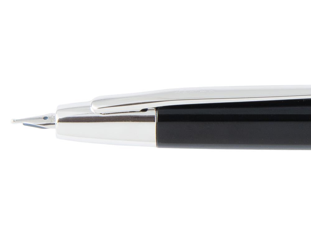 Stylo Plume Pilot Capless Decimo, Laque, Noir, FK-1500D-RH-BLACK