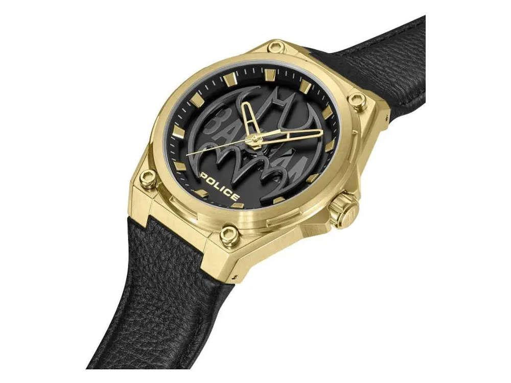 Montre à Quartz Police Batwing, PVD Or, Édition spéciale, PEWGA0090006-SET