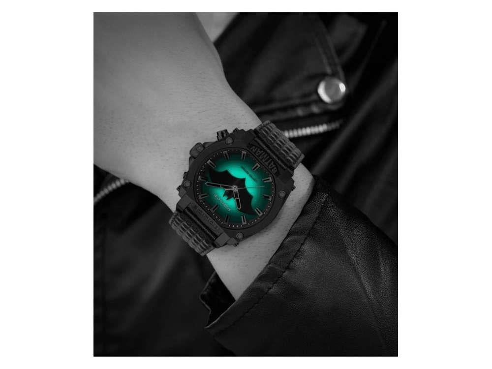 Montre à Quartz Police Forever Batman, Noir, Edition Limitée, PEWGD0022601
