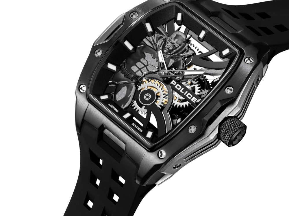 Montre à Quartz Police Batman Gotham, Noir, Edition Limitée, PEWGM0075301