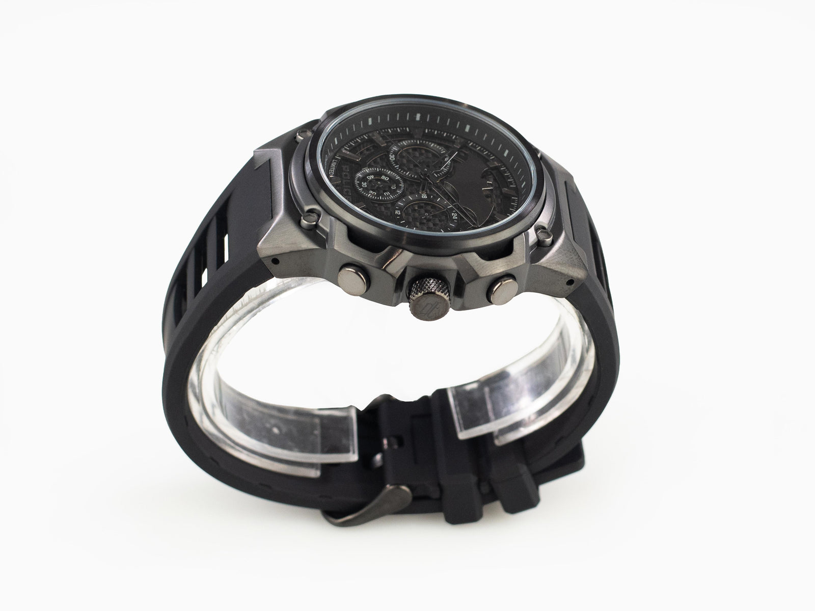Set Montre à Quartz Police Crusader et Bracelet Batarang Ed Limitée PEWGQ0089901
