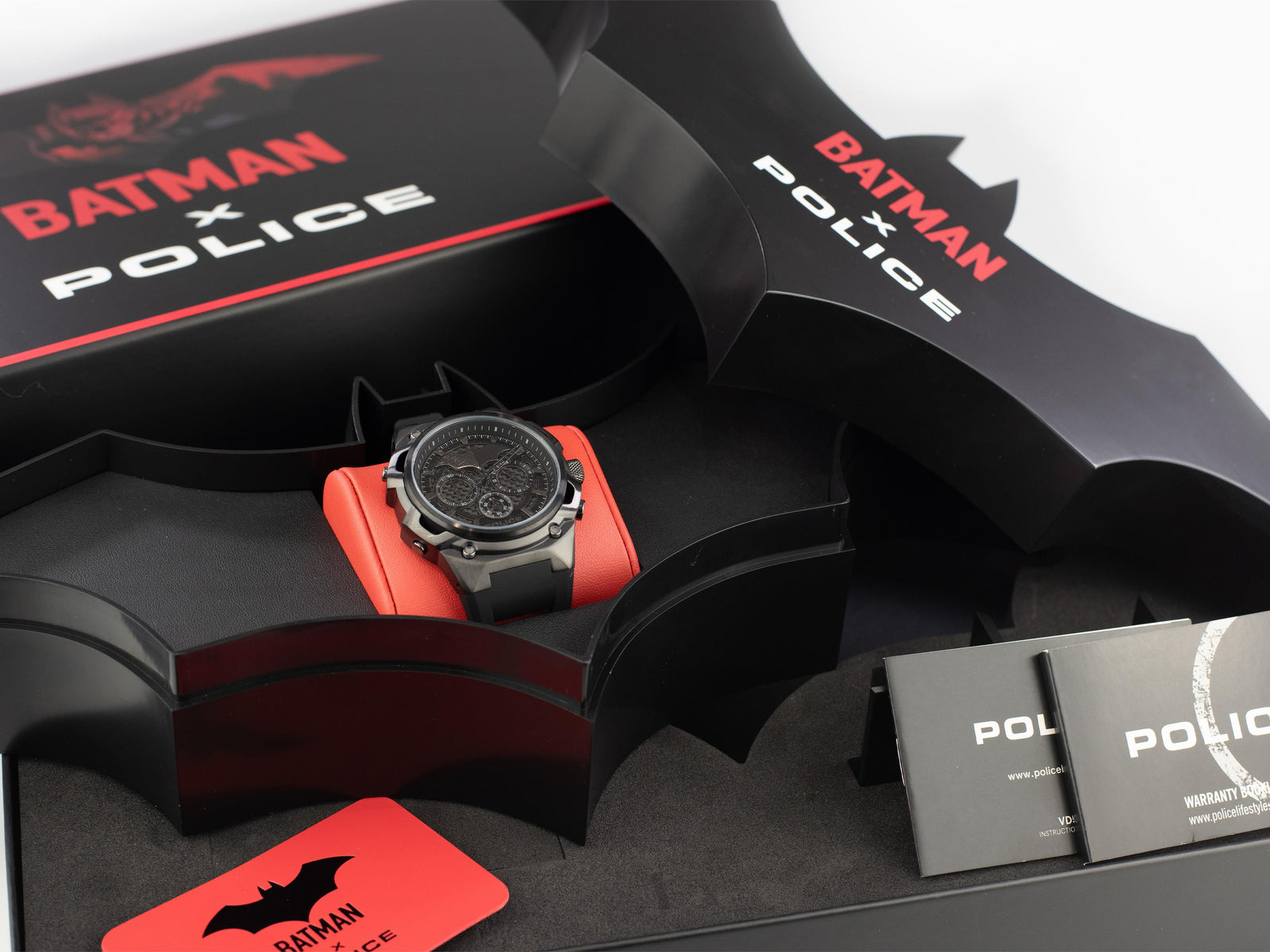 Set Montre à Quartz Police Crusader et Bracelet Batarang Ed Limitée PEWGQ0089901