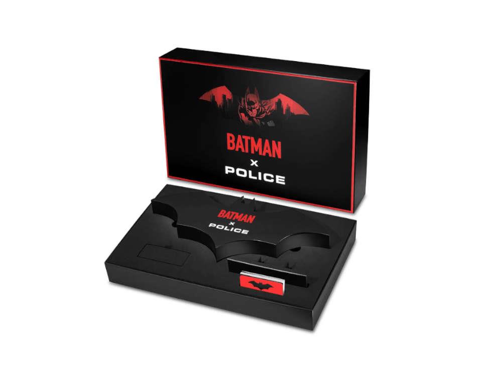 Set Montre à Quartz Police Crusader et Bracelet Batarang Ed Limitée PEWGQ0089902